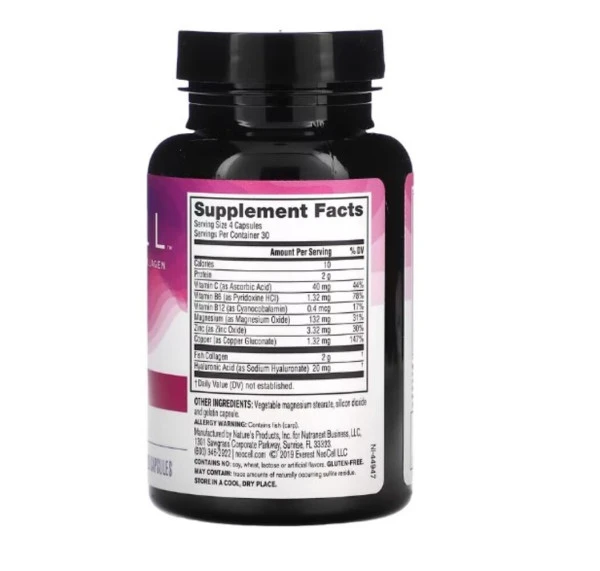 NeoCell, Marine Collagen, 120 Capsules