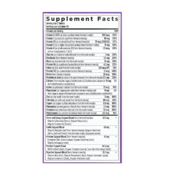 New Chapter, Men's Advanced Multivitamin, 120 Vegetarian Tablets