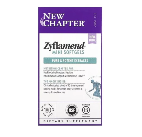New Chapter, Zyflamend, 180 Mini Softgels
