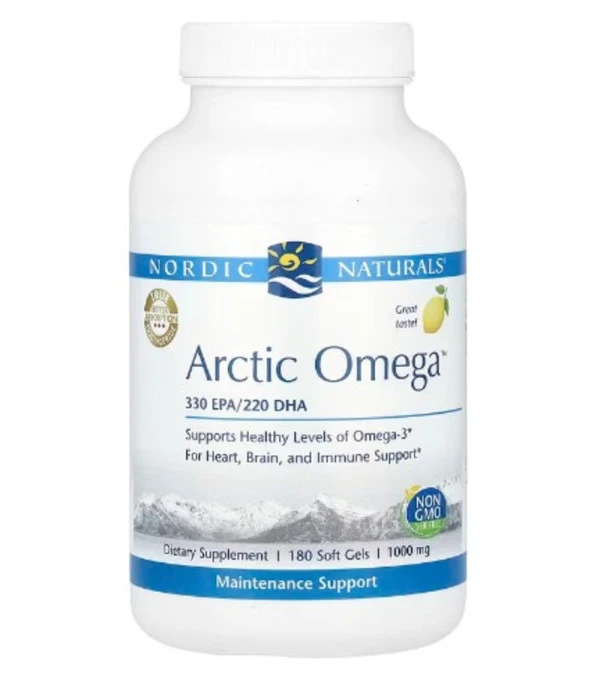 Nordic Naturals, Arctic Omega™, Lemon, 180 Soft Gels