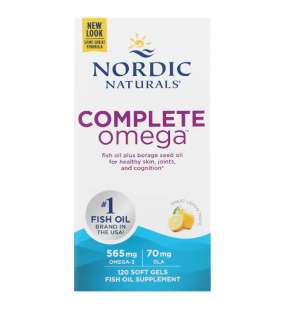 Nordic Naturals, Complete Omega, Lemon, 120 Soft Gels