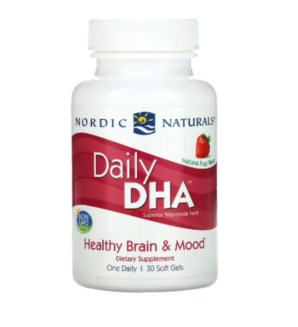 Nordic Naturals, Daily DHA, Natural Fruit , 30 Soft Gels