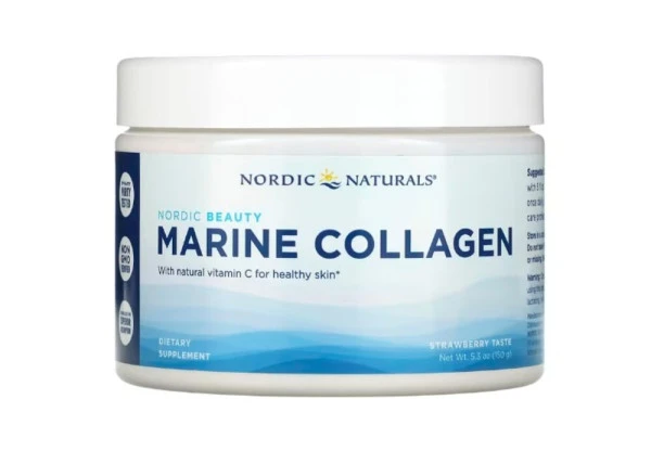 Nordic Naturals, Marine Collagen with Vitamin C, Strawberry, 5.3 oz (150 g)