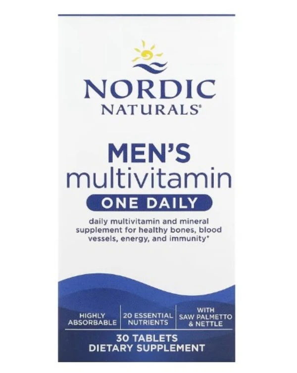 Nordic Naturals, Men's Multivitamin, One Daily, 30 Tablets