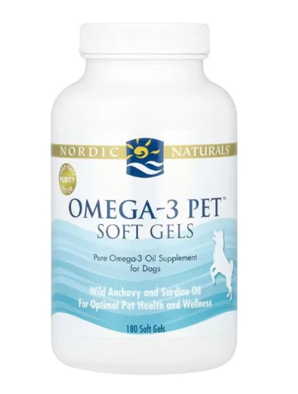 Nordic Naturals, Omega-3 Pet™, For Dogs, 180 Soft Gels