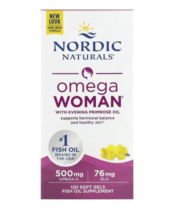 Nordic Naturals, Omega Woman with Evening Primrose Oil, 120 Soft Gels