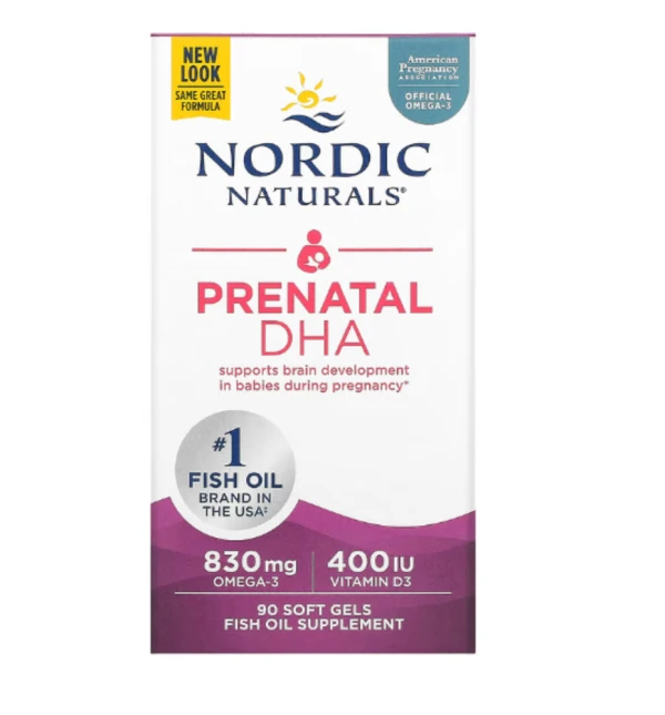 Nordic Naturals, Prenatal DHA, 90 Soft Gels