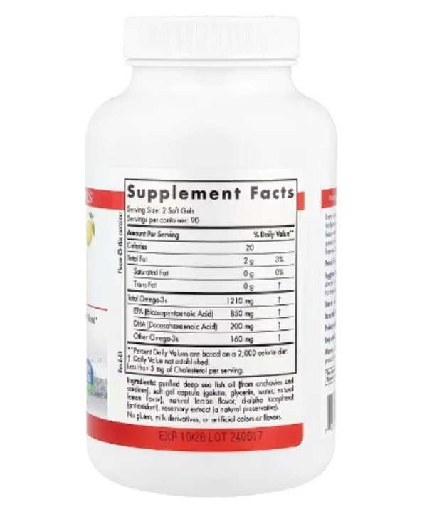 Nordic Naturals, ProEPA™, Lemon, 180 Soft Gels
