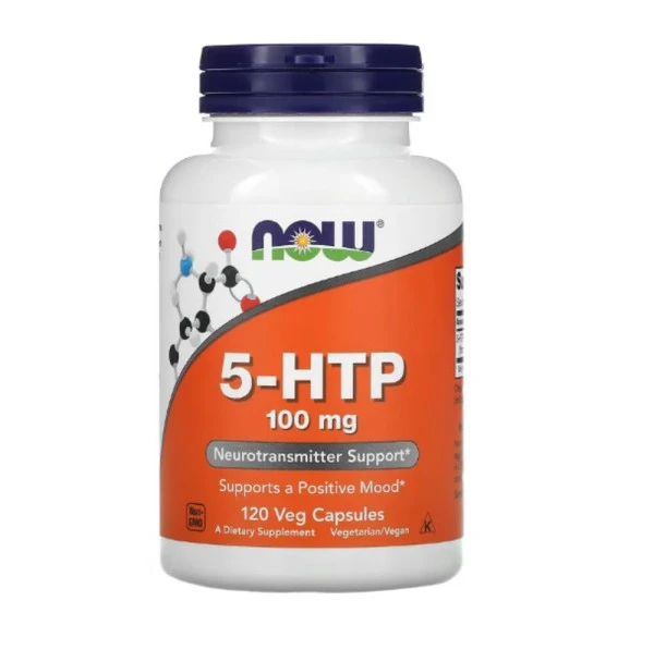 NOW Foods, 5-HTP, 100 mg, 120 Veg Capsules