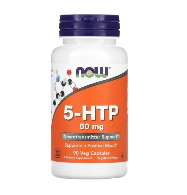 NOW Foods, 5-HTP, 50 mg, 90 Veg Capsules