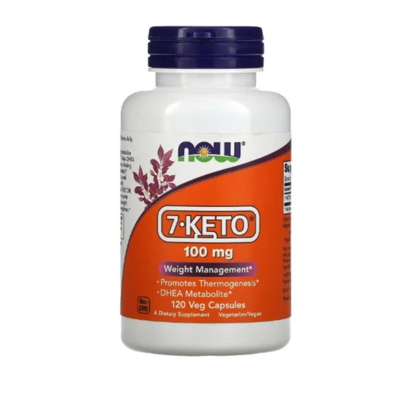 NOW Foods, 7-KETO, 100 mg, 120 Veg Capsules