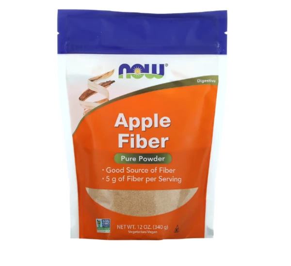 NOW Foods, Apple Fiber, Pure Powder, 12 oz (340 g)
