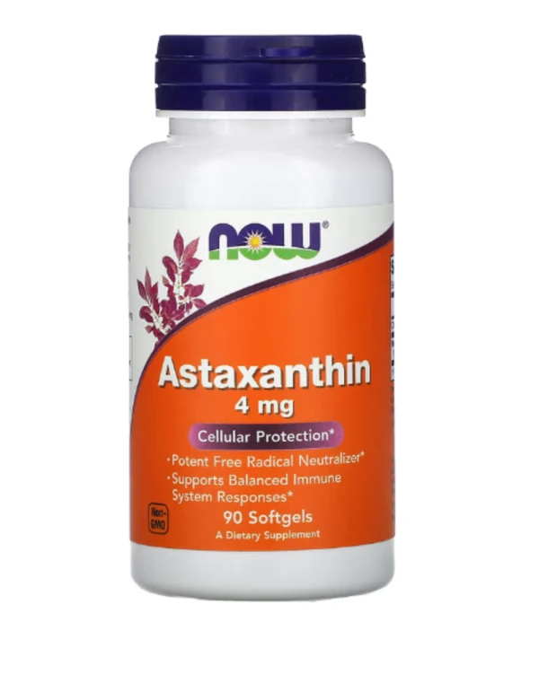 NOW Foods, Astaxanthin, 4 mg, 90 Softgels
