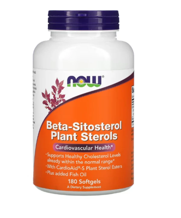 Now Foods, Beta-Sitosterol Plant Sterols, 180 Softgels