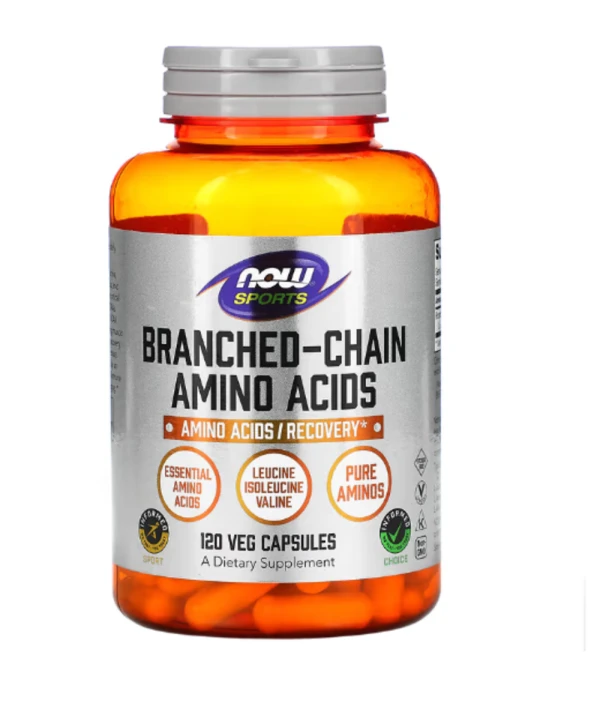 Now Foods, Branched Chain Amino Acids, 120 Capsules