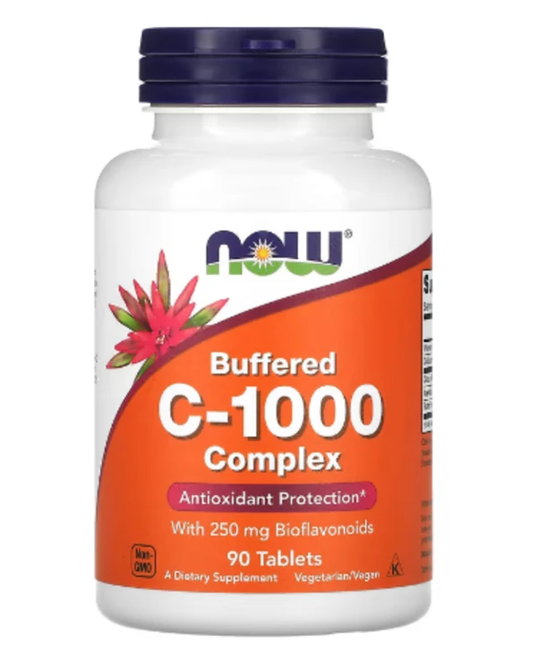 NOW Foods, Buffered C-1000 Complex, 90 Tablets