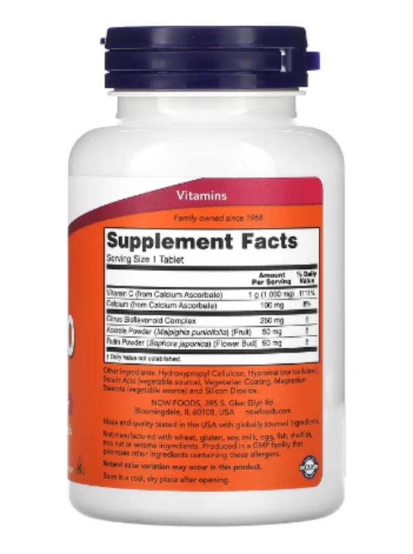 NOW Foods, Buffered C-1000 Complex, 90 Tablets