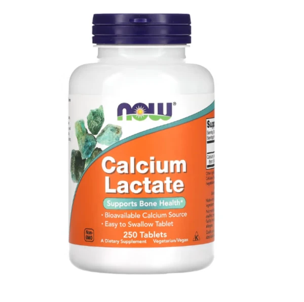 Now Foods, Calcium Lactate, 250 Tablets