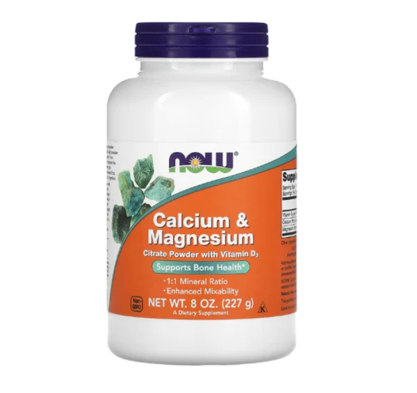 NOW Foods, Calcium & Magnesium, 8 oz (227 g)