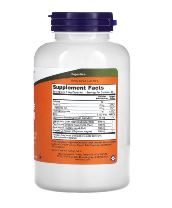 NOW Foods, Candida Support, 180 Veg Capsules