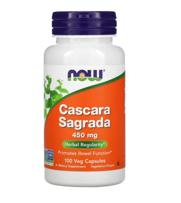 NOW Foods, Cascara Sagrada, 450 mg, 100 Veg Capsules