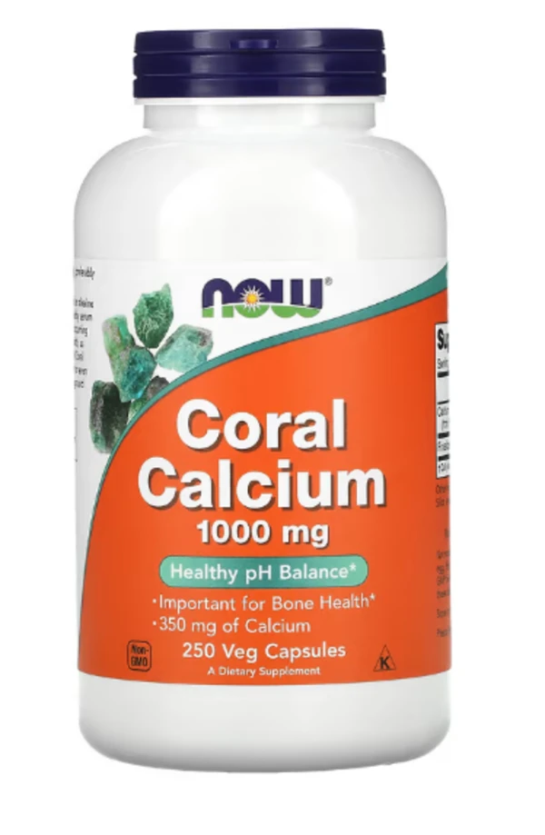 Now Foods, Coral Calcium, 1,000 mg, 250 Veggie Caps