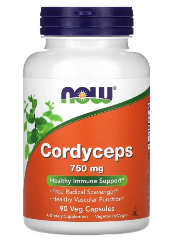 NOW Foods, Cordyceps, 750 mg, 90 Veg Capsules