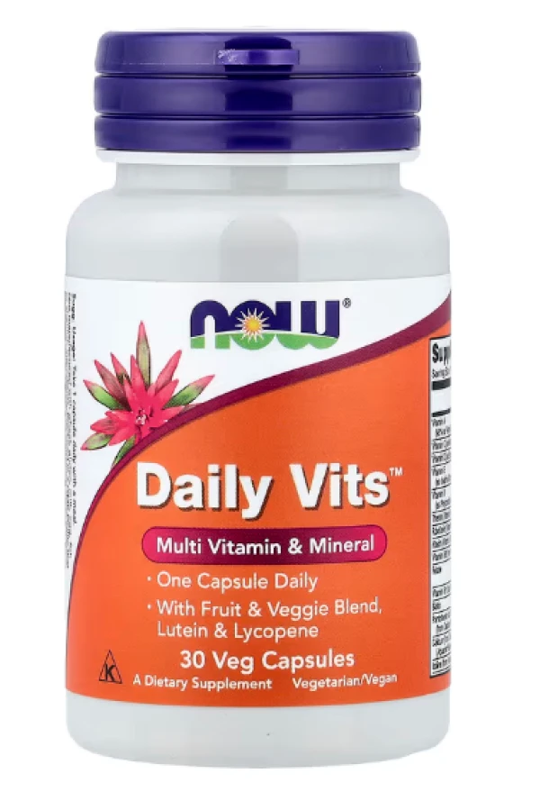 NOW Foods, Daily Vits™, 30 Veg Capsules