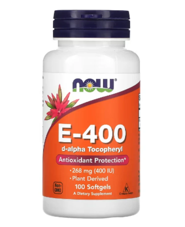 NOW Foods, E-400, 268 mg (400 IU), 100 Softgels
