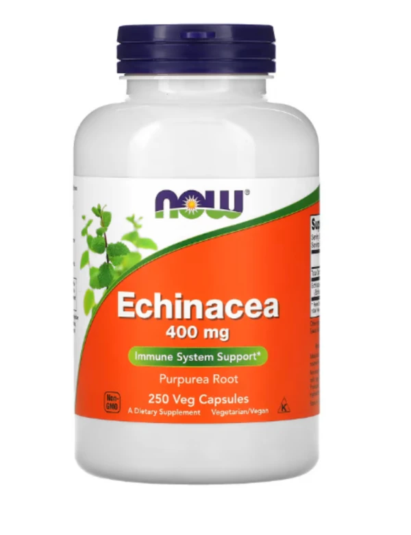 NOW Foods, Echinacea, 400 mg, 250 Veg Capsules