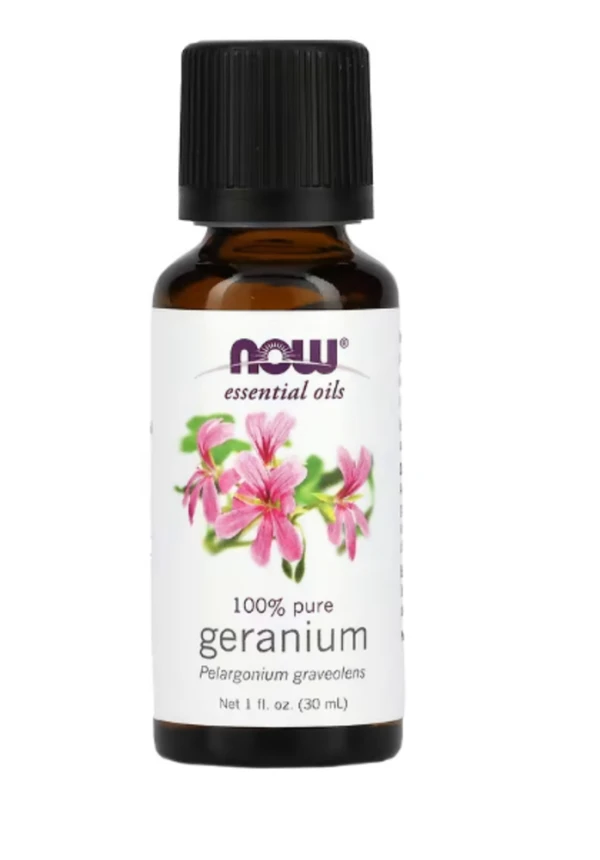 NOW Foods, Essential Oils, Geranium, 1 fl oz (30 ml)