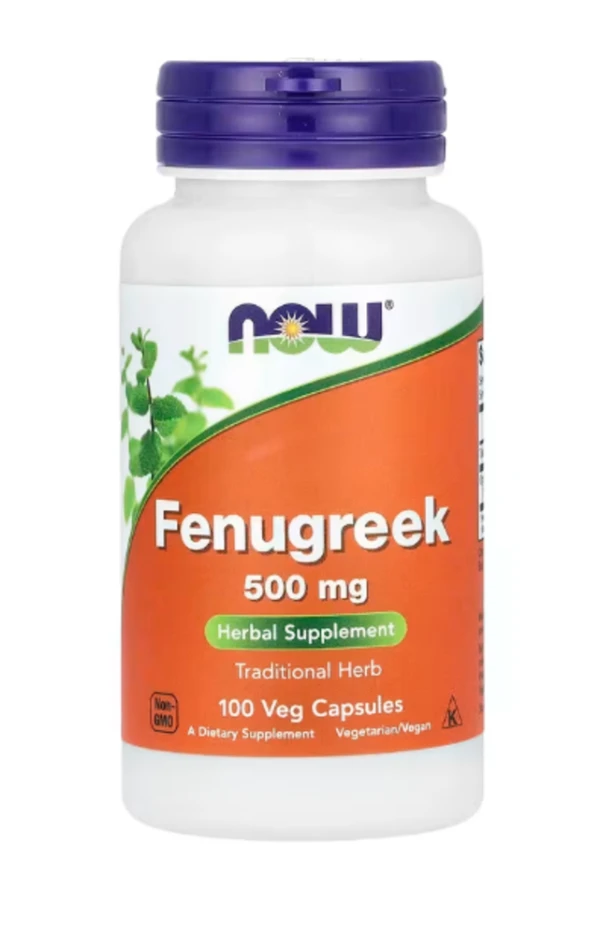 NOW Foods, Fenugreek, 500 mg, 100 Veg Capsules