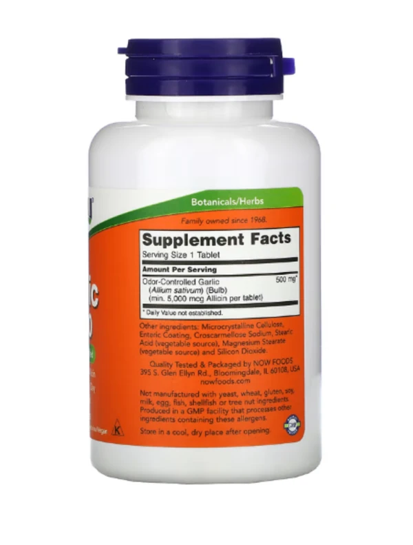 NOW Foods, Garlic 5000, 90 Tablets