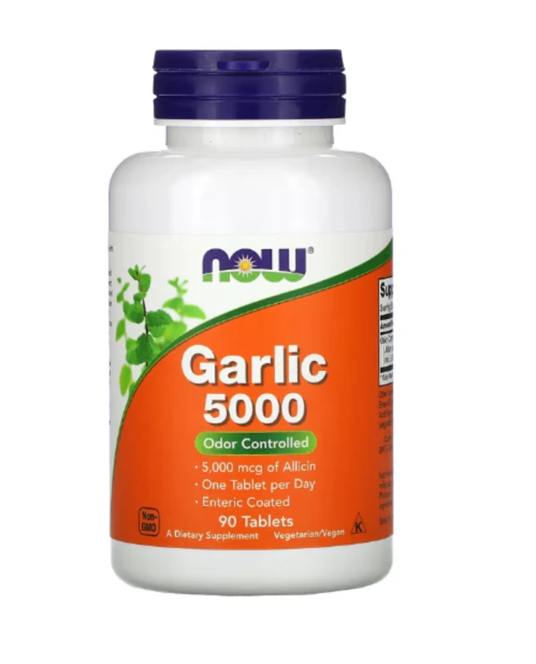 NOW Foods, Garlic 5000, 90 Tablets