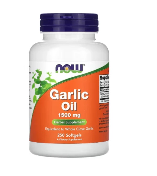 NOW Foods, Garlic Oil, 1,500 mg, 250 Softgels