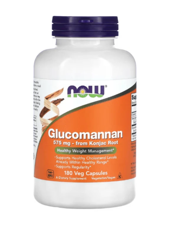 Now Foods, Glucomannan, 575 mg, 180 Capsules