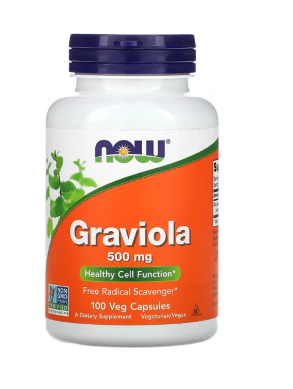 NOW Foods, Graviola, 500 mg, 100 Veg Capsules