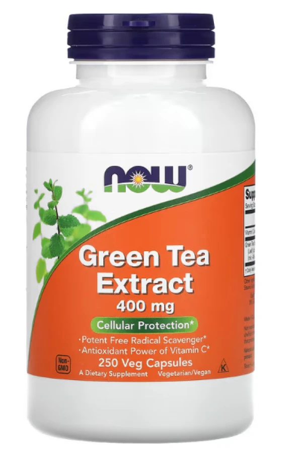 Now Foods, Green Tea Extract, 400 mg, 250 Capsules