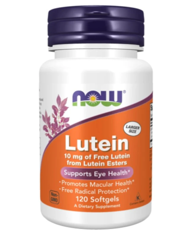 NOW Foods, Lutein, 10 mg, 120 Softgels