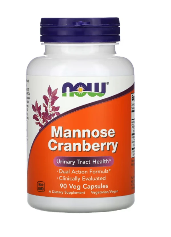 NOW Foods, Mannose Cranberry, 90 Veg Capsules
