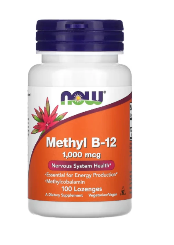 NOW Foods, Methyl B-12, 1,000 mcg, 100 Lozenges
