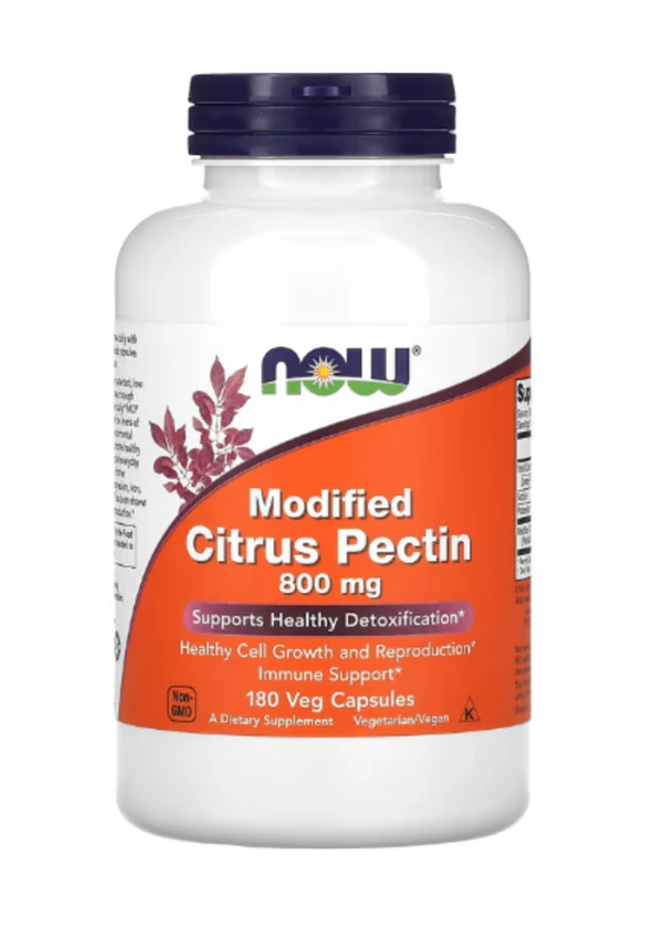 NOW Foods, Modified Citrus Pectin, 800 mg, 180 Veg Capsules