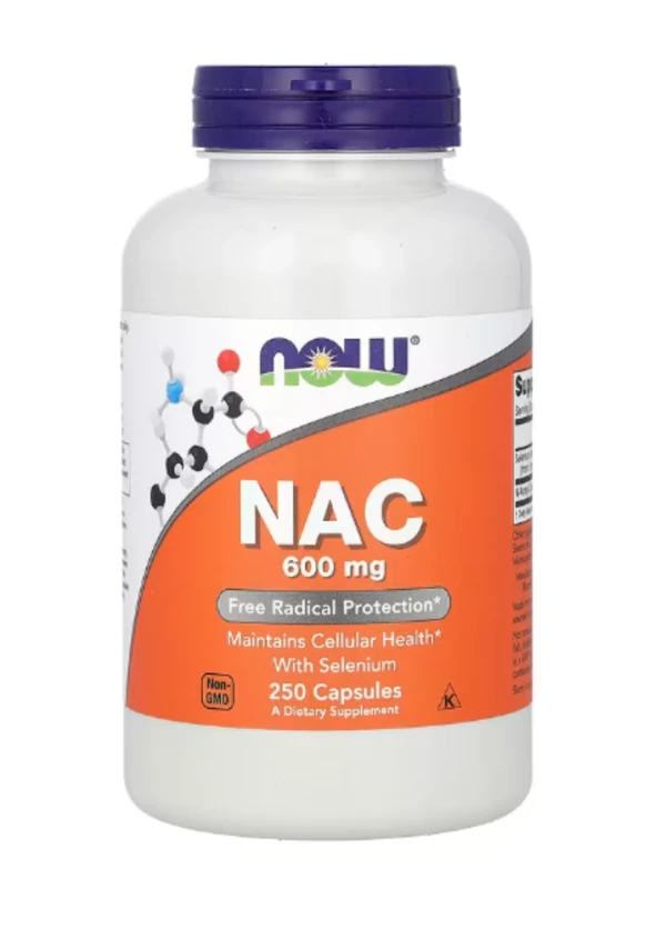 Now Foods, N-Acetyl Cysteine (NAC), 600 mg, 250 Vcaps