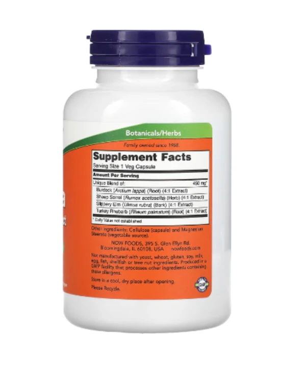 NOW Foods, Ojibwa Herbal Extract, 450 mg, 180 Veg Capsules, Near EXP-Jun-2025