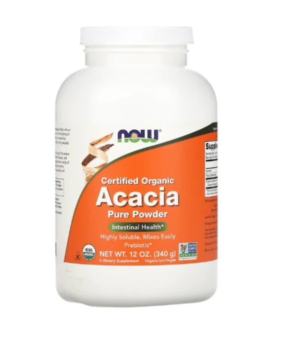 NOW Foods, Organic Acacia Pure Powder, 12 oz (340 g)