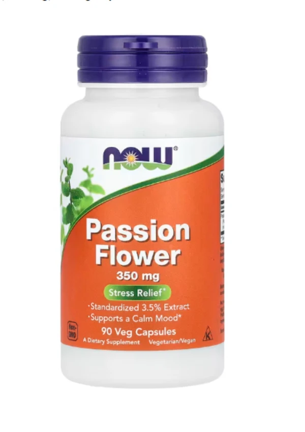 Now Foods, Passion Flower, 350 mg, 90 Veg Capsules
