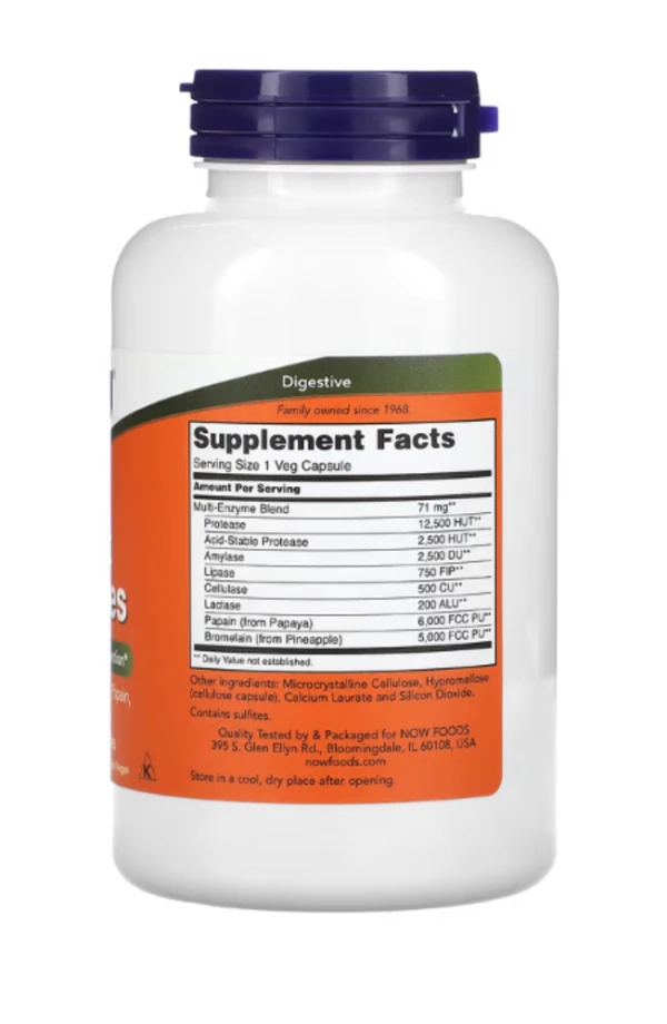 Now Foods, Plant Enzymes, 240 Vcaps