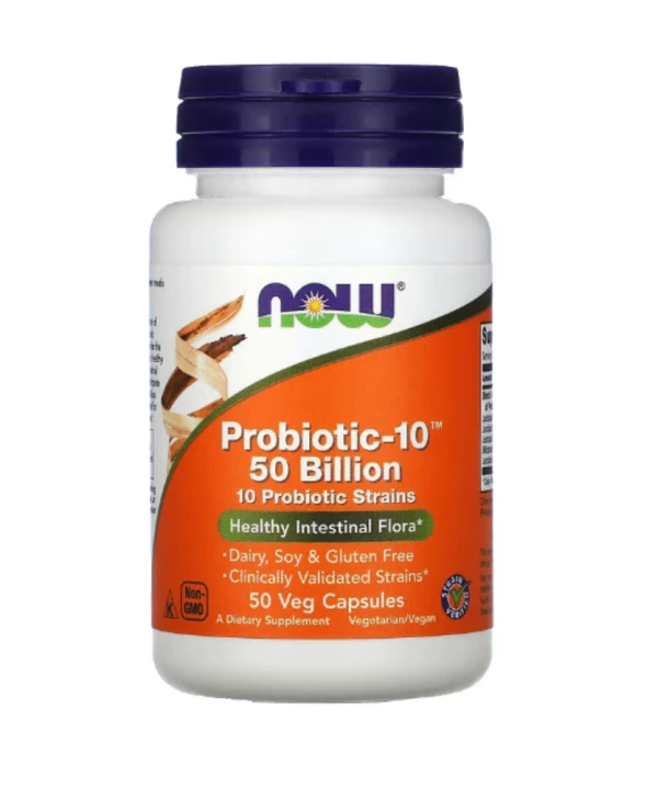 NOW Foods, Probiotic-10, 50 Billion, 50 Veg Capsules