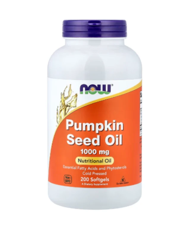 NOW Foods, Pumpkin Seed Oil, 1,000 mg, 200 Softgels