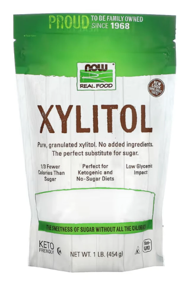NOW Foods, Real Food, Xylitol, 1 lb (454 g)